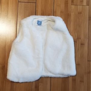 🙅‍♀️Toddler girls fluffy fur vest (2T)